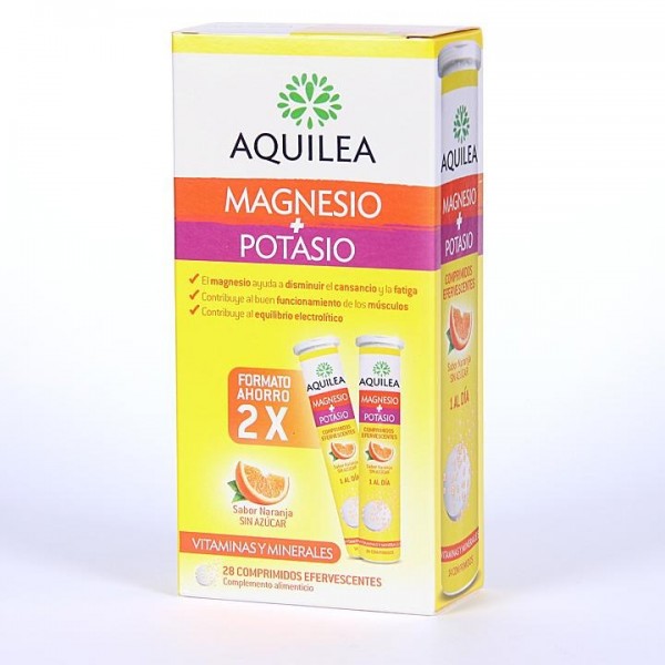 Aquilea Magnesio + Potasio 28 Comprimidos Eferve