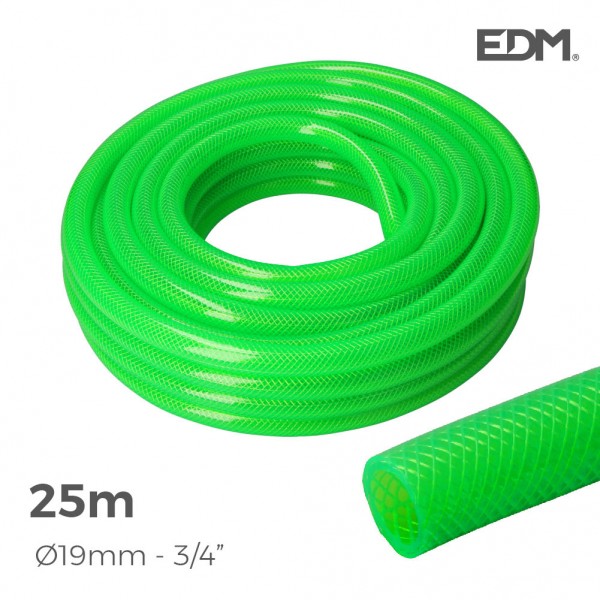 Manguera de jardín estandar ø19 mm, ¾ pulg, 25 m
