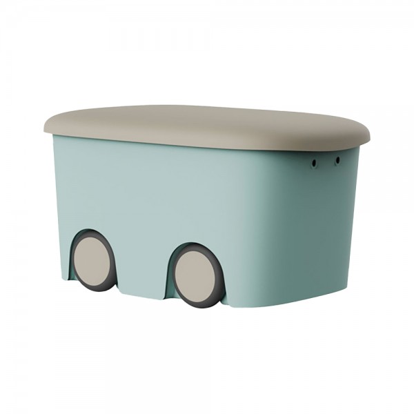 Multibox kids 45 l menta-ecru 88100 plastiken (pack 2 unidades)